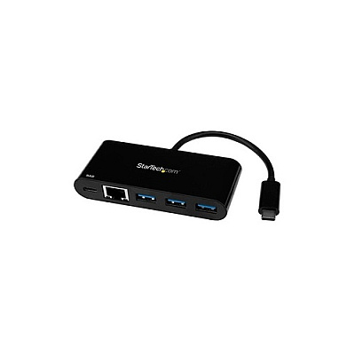 StarTech Adapter Hub Usb C To Ethernet 3 Port (US1GC303APD)