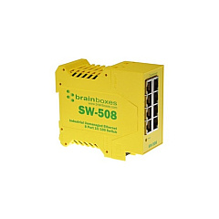 Brainboxes Industrial Ethernet 8 Port Switch (SW508X50M)