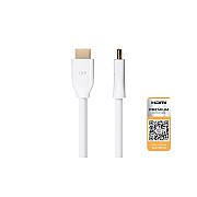 Monoprice High Speed Hdmi Cable Hdr 15ft - White (16120)