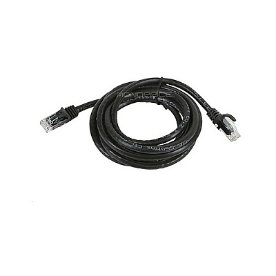 Monoprice Cat6 Utp Cable_ 7ft Black (9799)