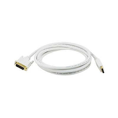 Monoprice Displayport To Dvi Cable - White 10ft (6016)