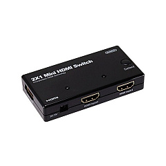 Monoprice Mini Hdmi 2x1 Switch W/optional Power (8150)