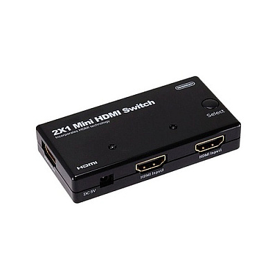Monoprice Mini Hdmi 2x1 Switch W/optional Power (8150)