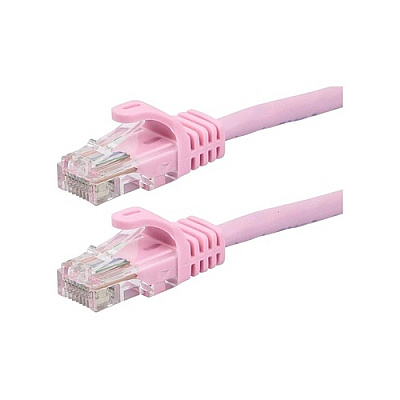 Monoprice Cat5e Utp Network Cable_ 75ft Pink (11369)