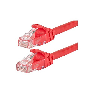 Monoprice Cat5e Utp Network Cable_ 75ft Red (11371)