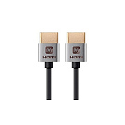 Monoprice Slim Hdmi Cable_ 3ft Silver (13581)
