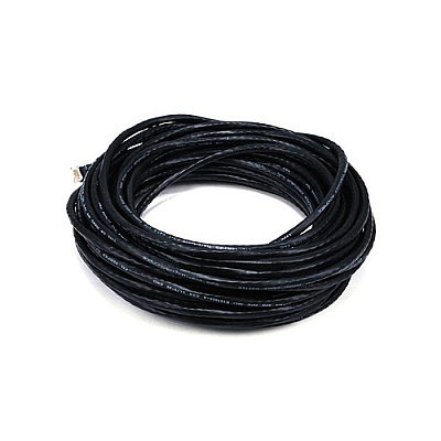Monoprice Cat5e Cable_ 50ft Black (2158)