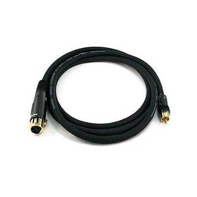 Monoprice Xlr F To Rca M Cable 6ft (4785)