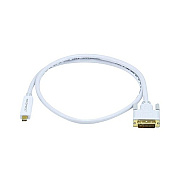 Monoprice Mini Displayport To Dvi Cable -white 3ft (5998)