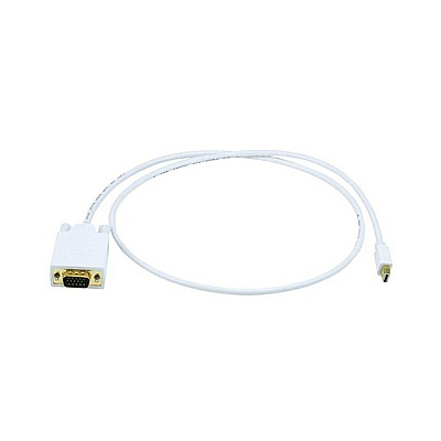 Monoprice Mini Displayport To Vga Cable - White3ft (6002)