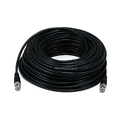 Monoprice Rg/58 Au 48% Braid - Black 100ft (6918)