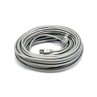 Monoprice Cat5e Stp Ethernet _ 50ft Gray (6990)