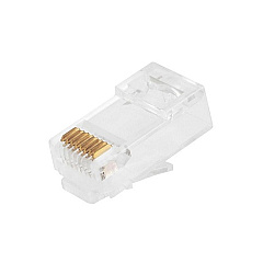 Monoprice Cat6 Plug Solid W/insert 50u 100pcs/bag (7266)