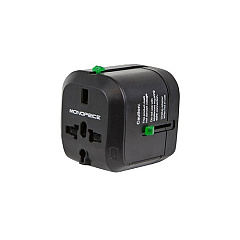 Monoprice Compact Cube Universal Travel Adaptor (9876)