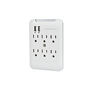 Monoprice Surge Protector 6outlet W/2usb Ports (11148)