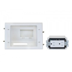 Monoprice Recessed Low Voltage Mid-size Plate (12592)