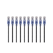 Monoprice Slim Cat6a Cable - 10pk_ 10ft Black (15165)