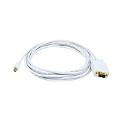 Monoprice Mini Displayport To Vga Cable-white 10ft (6004)