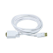 Monoprice Displayport To Vga Cable - White 10ft (6020)