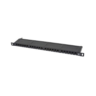 Monoprice Half-u Utp Cat6 180 Patch Panel_24 Por (10035)