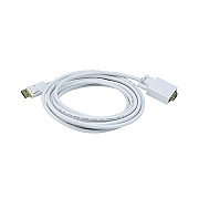 Monoprice Displayport To Vga Cable - White 15ft (6021)