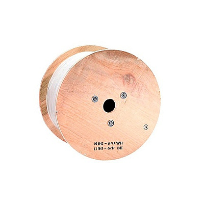 Monoprice Rg6q Coax Cable_ Pvc Etl - 1000ft White (15402)