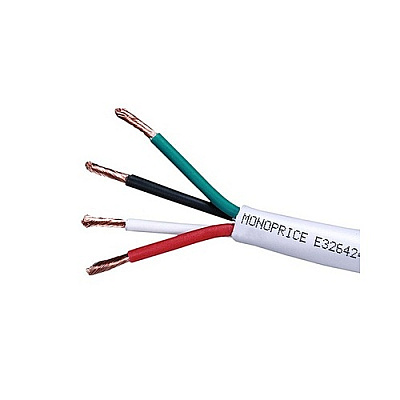 Monoprice Speaker Wire 16awg Cl2 4-conductor_250 (4042)
