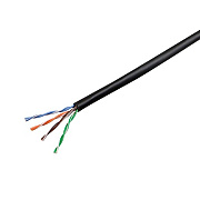 Monoprice Cat5e Utp Solid (cmp) 1000ft - Black (12806)