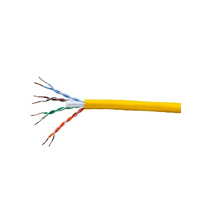 Monoprice Cat5e Utp Solid_ Plenum(cmp)1000ft Yelw (13740)