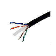 Monoprice Cat6 Utp Stranded (cm) 1000ft - Black (2268)