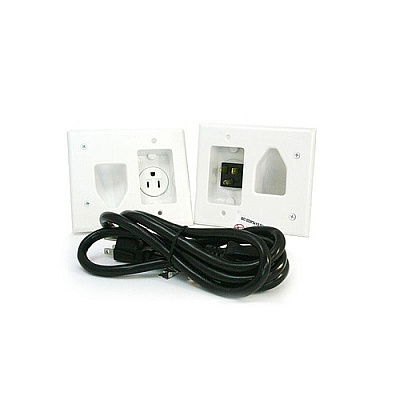 Monoprice Recessed Pro Power Kit W/straight Blade (4652)