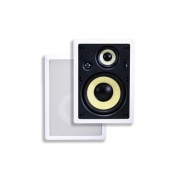Monoprice In Wall Speakers 8 Inch Fiber 3-way (pr) (6816)