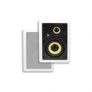 Monoprice Wall Speakers 6.5 Inch 3-way (pair) (7607)
