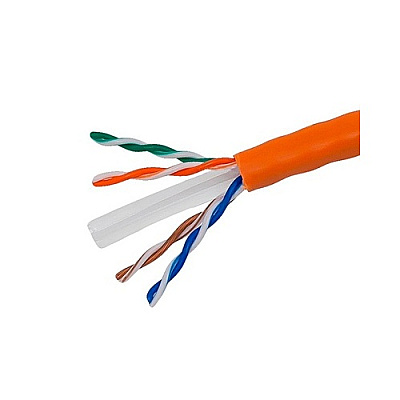 Monoprice Cat6 Utp Solid (cmr)1000ft - Orange (8106)