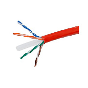 Monoprice Cat6 Utp Solid (cmr)1000ft - Red (8107)