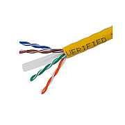 Monoprice Cat6 Utp Solid (cmr)1000ft - Yellow (8109)