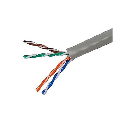 Monoprice Cat5e Utp Solid (cmr) 1000ft - Gray (877)