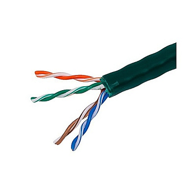 Monoprice Cat5e Utp Solid (cmr) 1000ft - Green (879)