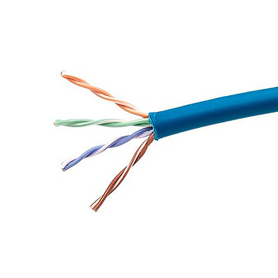 Monoprice Cat5e Utp Solid (cmp) 1000ft - Blue (9480)