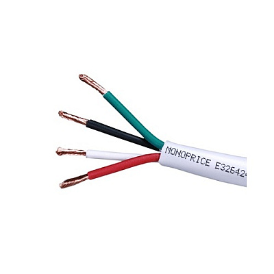 Monoprice Cl3 Rated 4-conduct Speaker Wire_ 1000ft (16077)