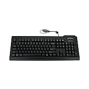 Seal Shield Medical Grade Keyboard Hebrew Black (SSKSV208IL)