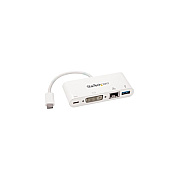 StarTech Usb C Multiport Adapter Dvi-d/pd/gbe/usb (DKT30CDVPD)