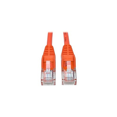 Tripp Lite Cat5e Snagless Molded Cable Orange 6ft (N001006OR)