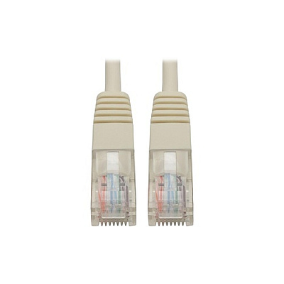 Tripp Lite Cat5e Molded Patch Cable White M/m 15ft (N002015WH)