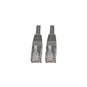 Tripp Lite Cat6 Cat5e Molded Patch Cable Gray 1ft (N200001GY)