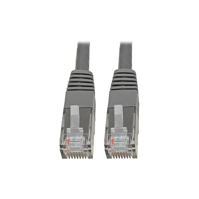 Tripp Lite Cat6 Cat5e Molded Patch Cable Gray 6ft (N200006GY)