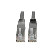 Tripp Lite Cat6 Cat5e Molded Patch Cable Gray 10ft (N200010GY)