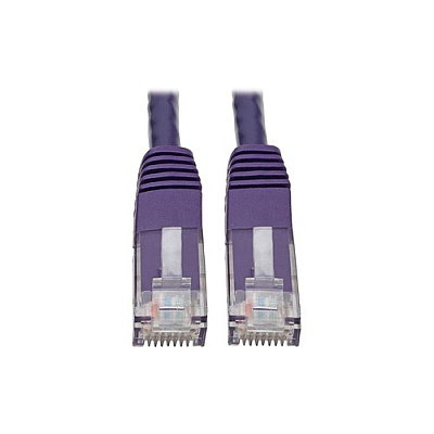 Tripp Lite Cat6 Cat5 Molded Patch Cable Purple 20ft (N200020PU)