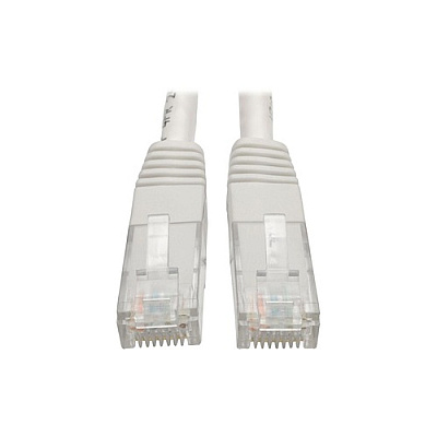 Tripp Lite Cat6 Cat5 Molded Patch Cable White 20ft (N200020WH)