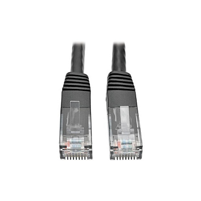Tripp Lite Cat6 Cat5 Molded Patch Cable Black 35ft (N200035BK)